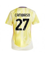 Juventus Andrea Cambiaso #27 Bortedrakt Dame 2024-25 Korte ermer